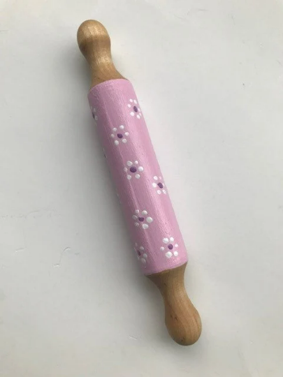 Painted Wooden Rolling Pin