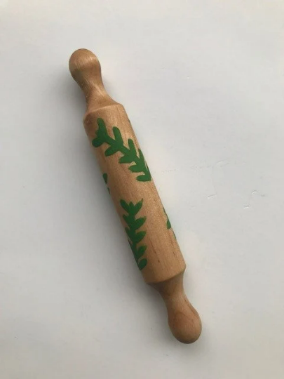 Painted Wooden Rolling Pin