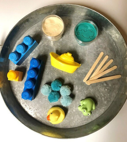 Toddler Bathtime Playdough Kit