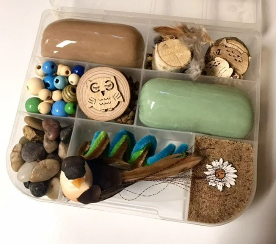 Spring Woodland Playdough Activity Kit