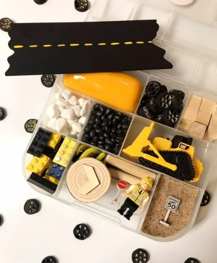 Construction Site Playdough Kit