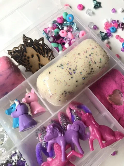 Unicorn Magic Playdough Sensory Kit