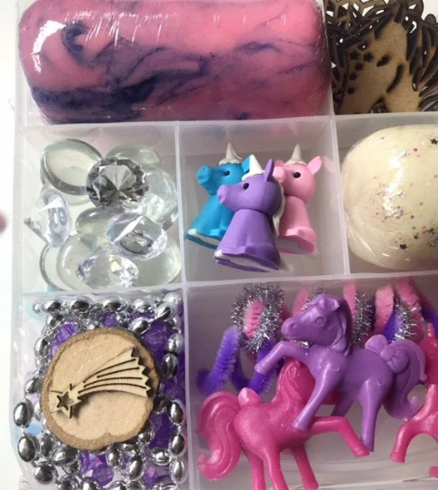 Unicorn Magic Playdough Sensory Kit