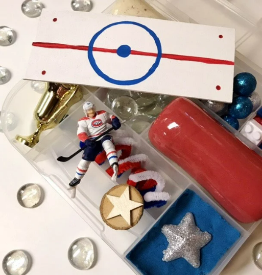 Hockey Playdough Sensory Activity Kit