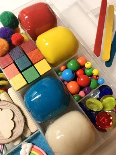 Rainbow Colour Mixing Playdough Kit