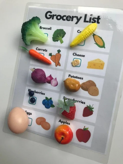 Grocery Playdough Kit