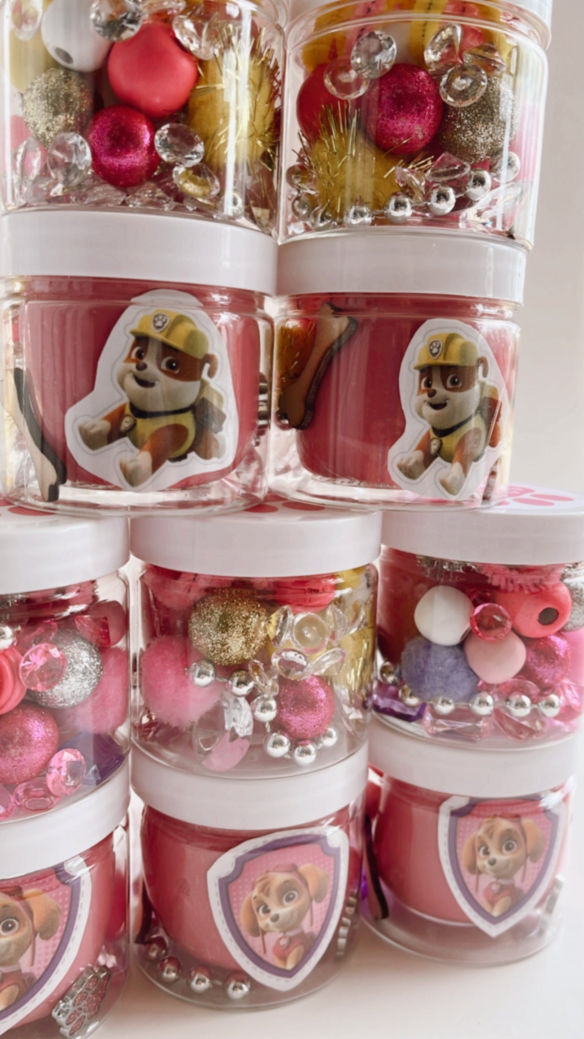 Kids Party Favours Mini Playdough Jars 4oz.