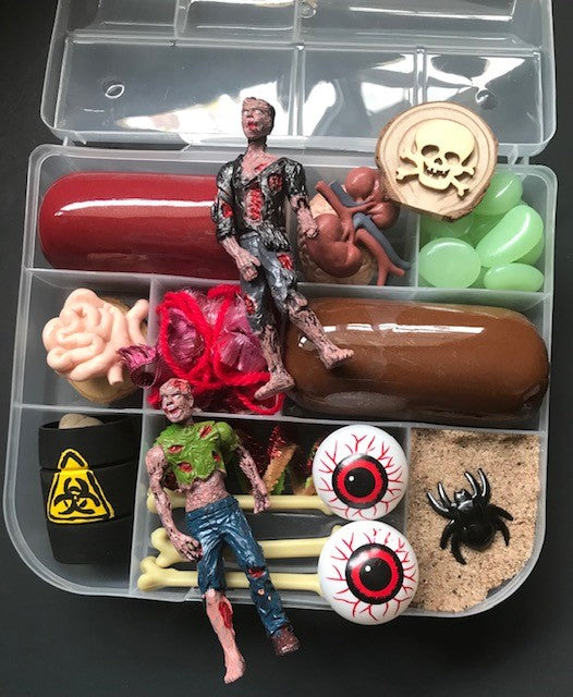 Zombie Sensory Playdough Kit