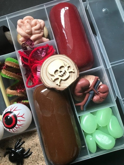 Zombie Sensory Playdough Kit